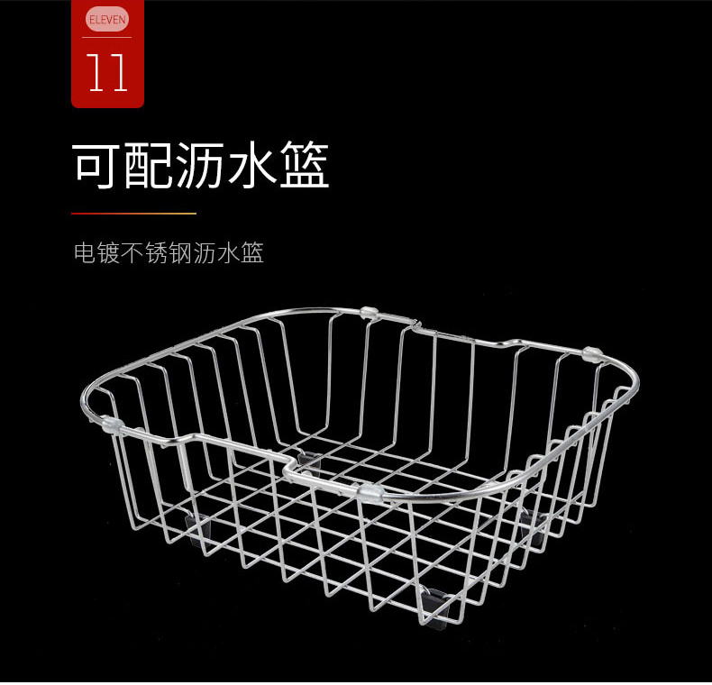 厨房304不锈钢水槽双槽加厚一体成型手工单水池洗碗洗菜盆洗手盆