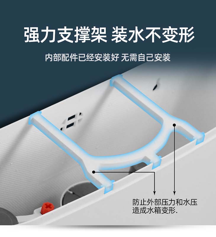 工程陶瓷蹲便器卫生间蹲坑式厕所大便器冲水箱整套装便盆便池