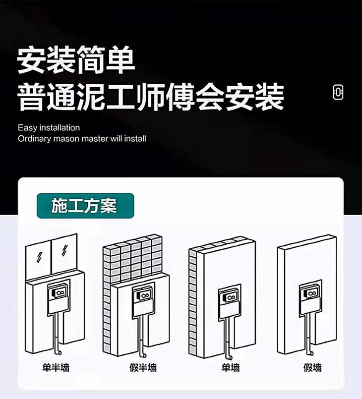 工程陶瓷蹲便器卫生间蹲坑式厕所大便器冲水箱整套装便盆便池